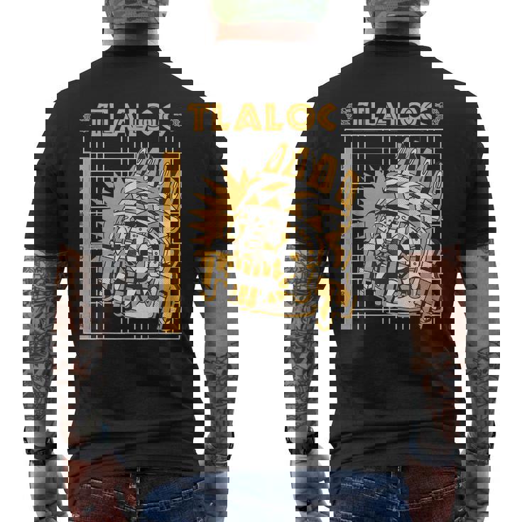 トラロック 雨の神 アステカの神 トラロック メンズTシャツ バックプリント