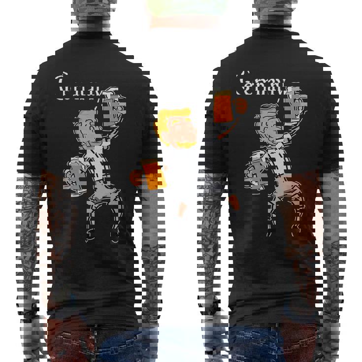 ドイツのお土産 ドイツビール メンズTシャツ バックプリント