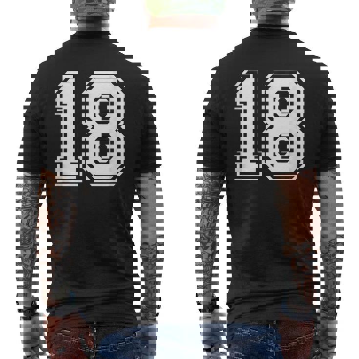 ナンバー18 シャツ メンズTシャツ バックプリント