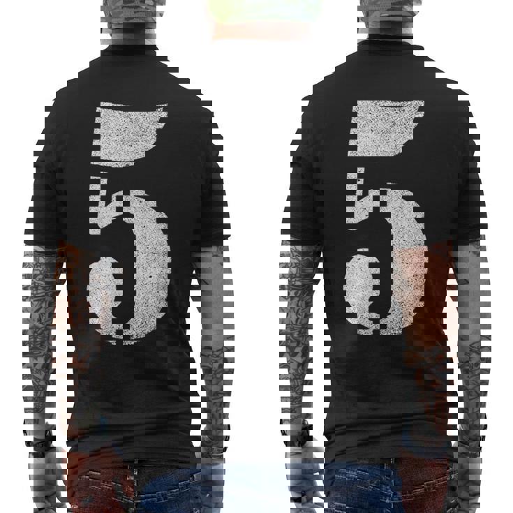 ナンバー5 メンズTシャツ バックプリント