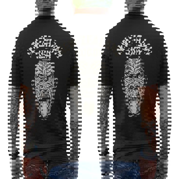 ニュージーランドラグビー マオリハカ メンズTシャツ バックプリント