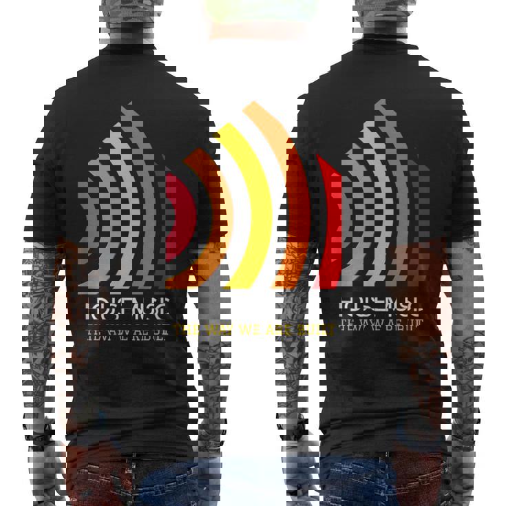 ハウスミュージック ディープファンキーハウス メンズTシャツ バックプリント