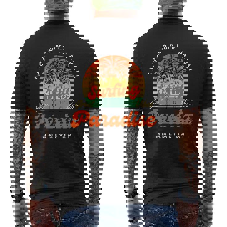 ハナレイ ベイ ハワイ カウアイ島 長袖tシャツ メンズTシャツ バックプリント