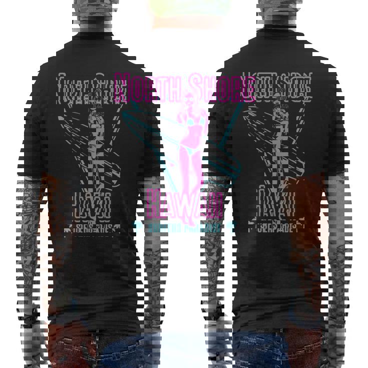 ハワイ サーファー ガール ノースショア 長袖tシャツ メンズTシャツ バックプリント