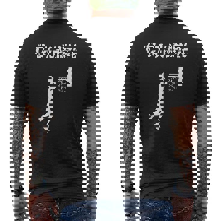 バスケしか勝たん バスケ 高校バスケ バスケ部 バスケットボール部 バスケ好き かっこいい バスケットマン メンズTシャツ バックプリント