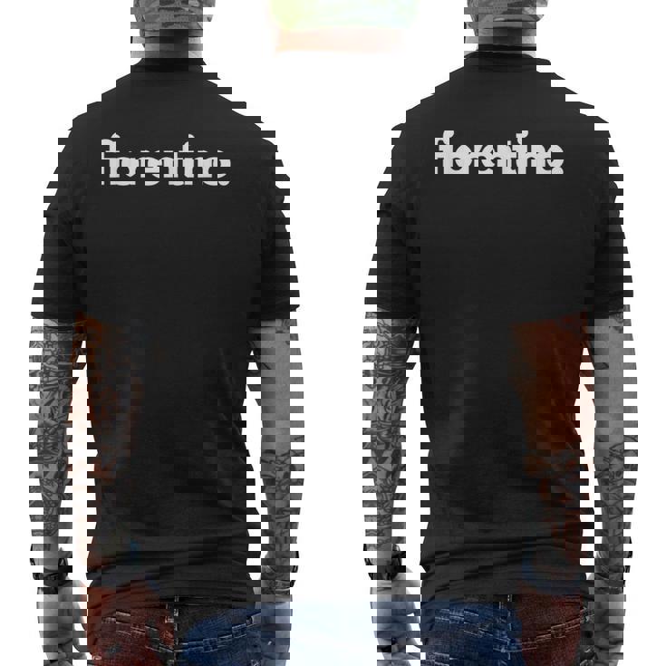 フィオレンティーノ フィレンツェ市 男性的 メンズTシャツ バックプリント