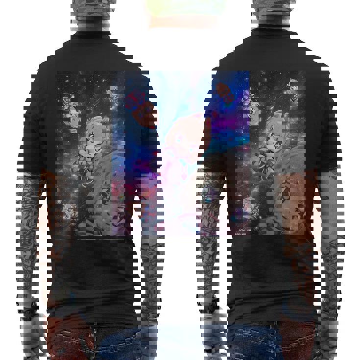 フェスバ 宇宙まりぬい メンズTシャツ バックプリント