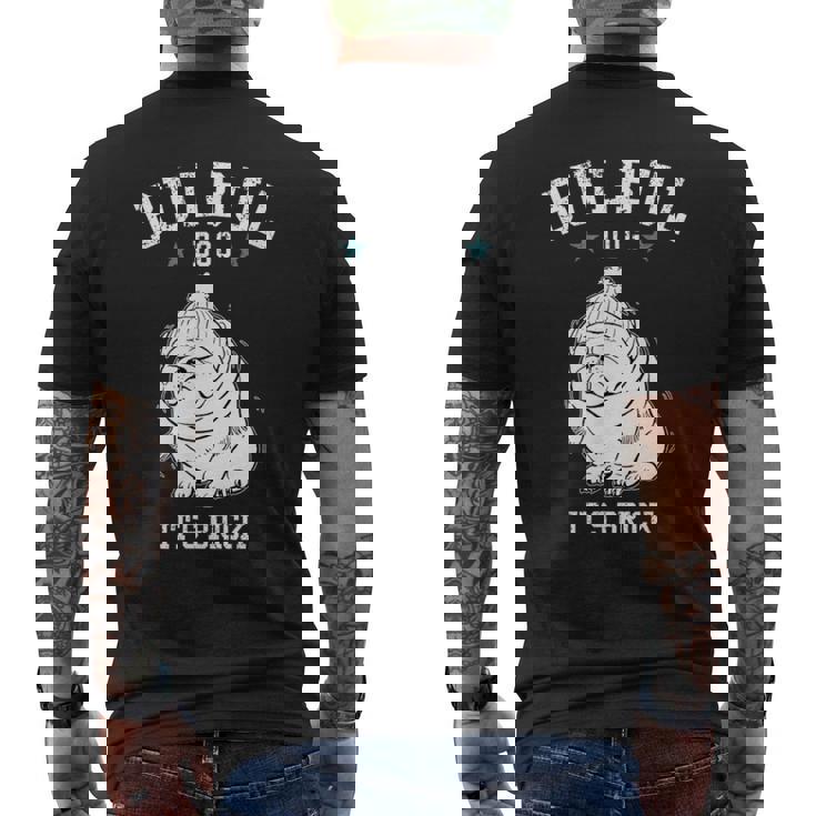 ブルブルドッグ メンズTシャツ バックプリント