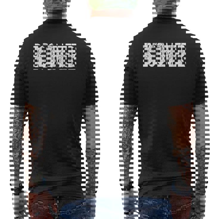 ブーマービンテージベビーブーマージェネレーションプラウドブーマー メンズTシャツ バックプリント