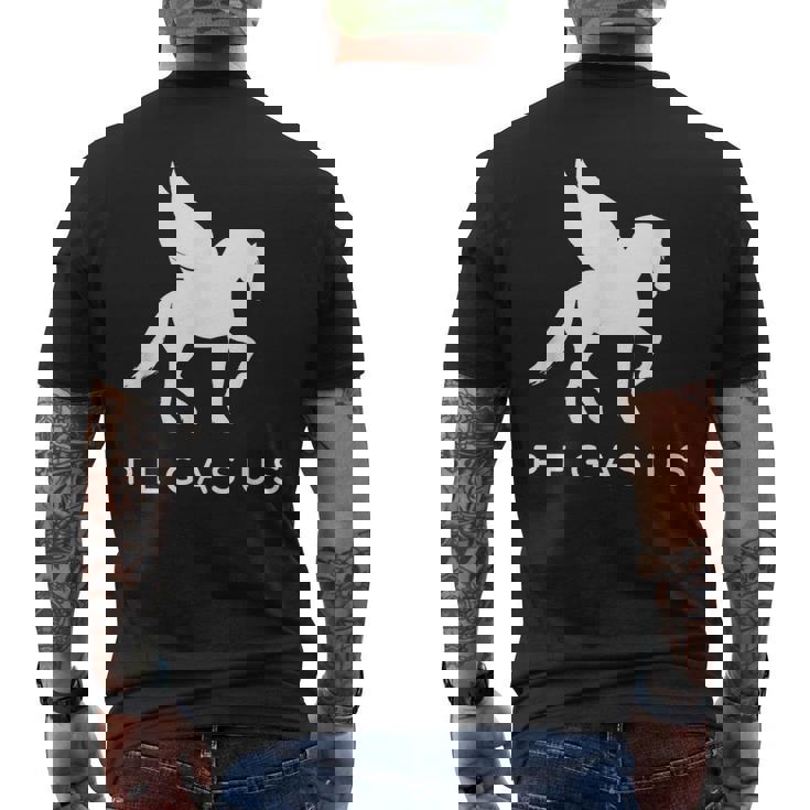 ペガサス コスチューム クラシック ギリシャ伝説 馬 ペガサス コスチューム メンズTシャツ バックプリント