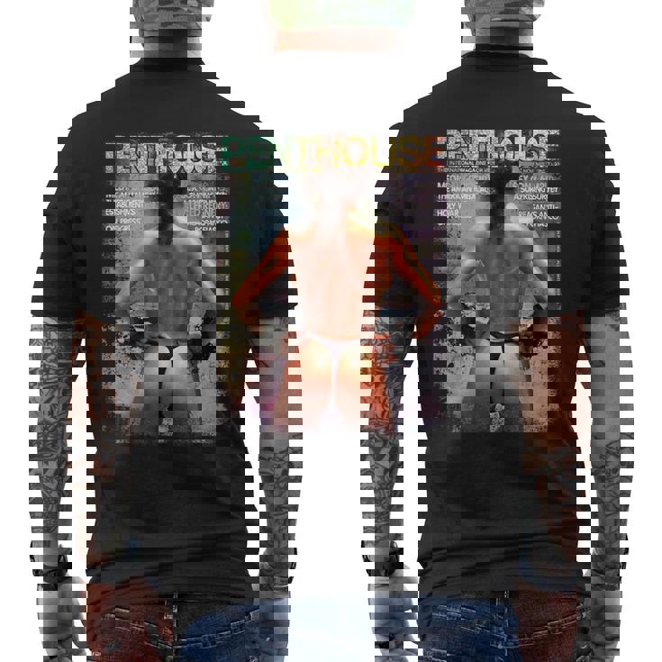 ペントハウスマガジン 1985年11月 Xxx ビキニモデル ビンテージビーチ メンズTシャツ バックプリント