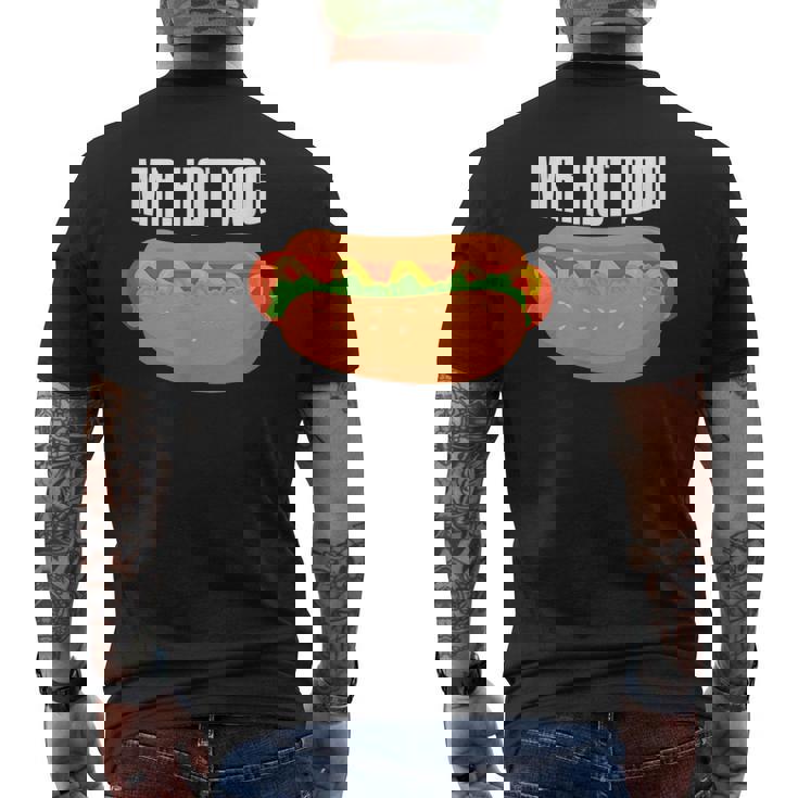 ホットドッグ ソーセージバン ミスターホットドッグ メンズTシャツ バックプリント