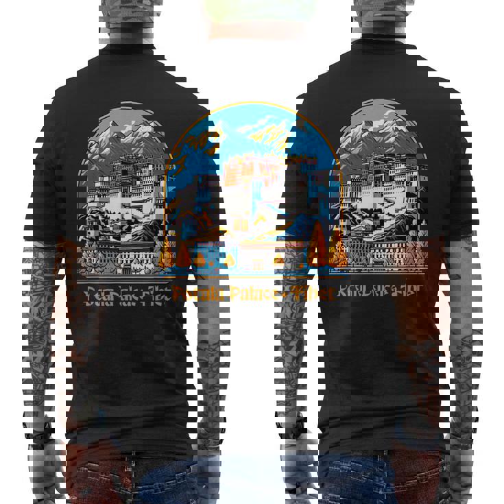 ポタラ宮 チベット ラサ 仏教 メンズTシャツ バックプリント