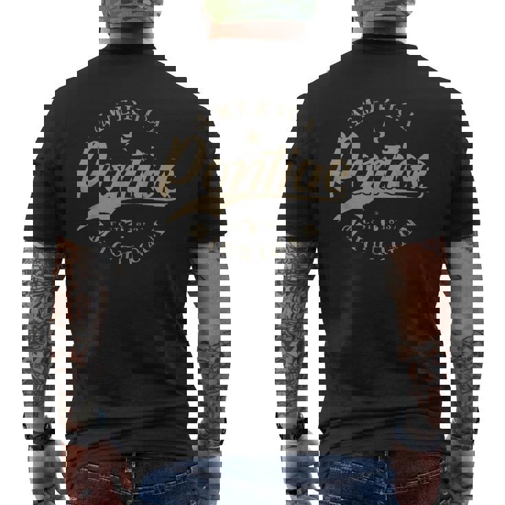 ポンティアック Mi メンズTシャツ バックプリント