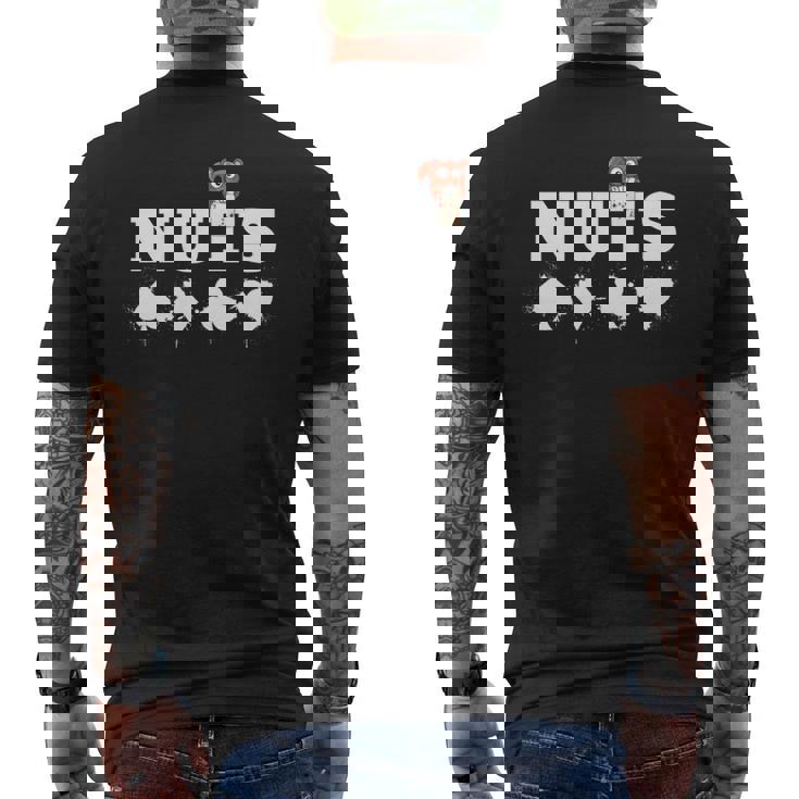 ポーカーデザイン リスの実カードゲーム ポーカーギフト 長袖tシャツ メンズTシャツ バックプリント