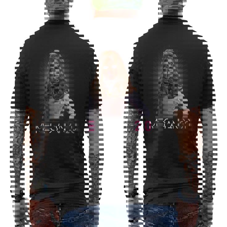 ミーガン 20 Face Of Fear メンズTシャツ バックプリント