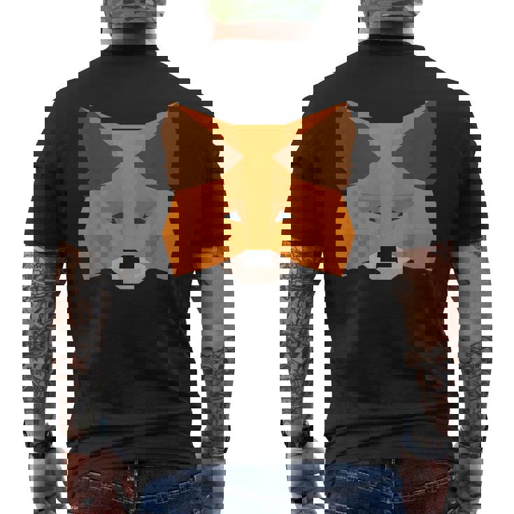 メタマスクフォックス メンズTシャツ バックプリント