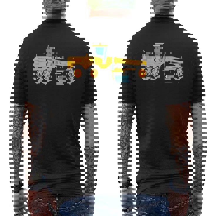 モーターグレーダー大好き、メンズ・ボーイズ・キッズ メンズTシャツ バックプリント