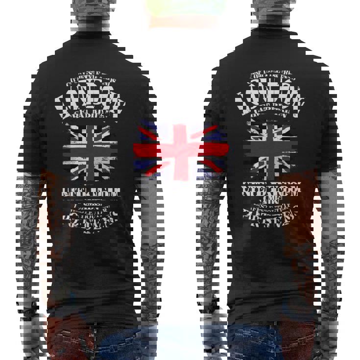 ユニオンジャック 英国の国旗 グレートブリテン ロンドン Union Jack 長袖tシャツ メンズTシャツ バックプリント