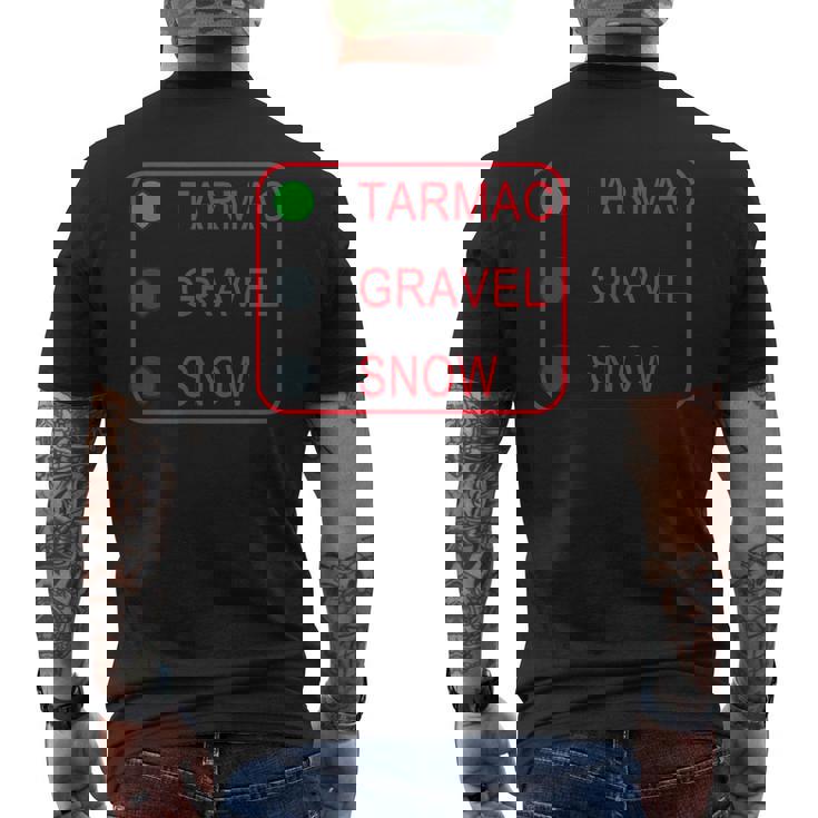 ランサー Evo 9 Ix ターマック 砂利 雪 メンズTシャツ バックプリント