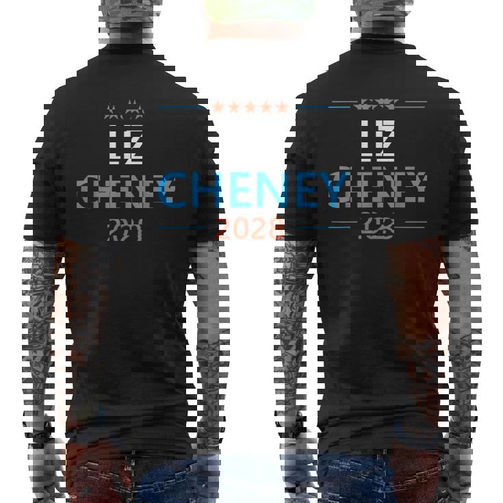 リズ・チェイニー 2028 大統領共和党選挙 '28 メンズTシャツ バックプリント