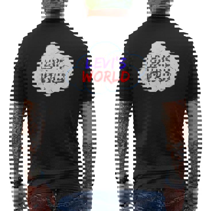 リーバイスのワールドクラウド メンズTシャツ バックプリント