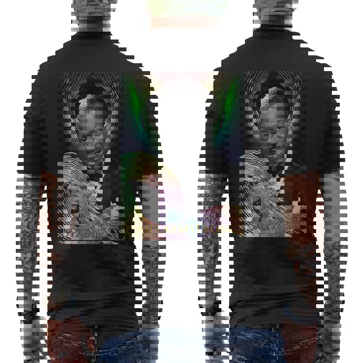 ルイアームストロング_002 メンズTシャツ バックプリント