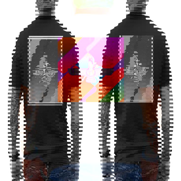 レトロ ヴィンテージ 美的 アヌンナキ メンズTシャツ バックプリント