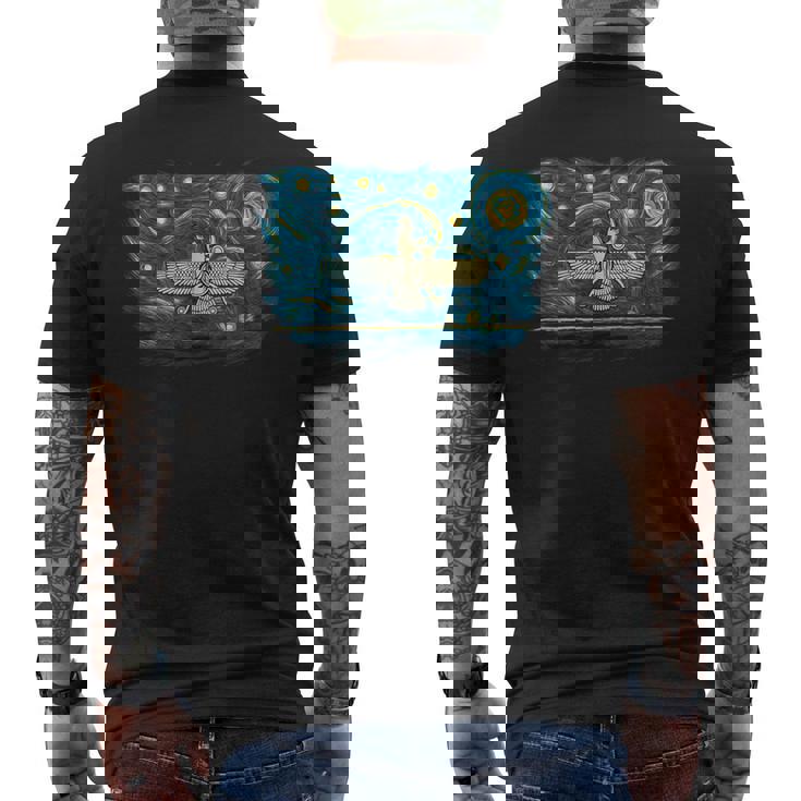 レトロヴィンテージスタイルアヌンナキ メンズTシャツ バックプリント