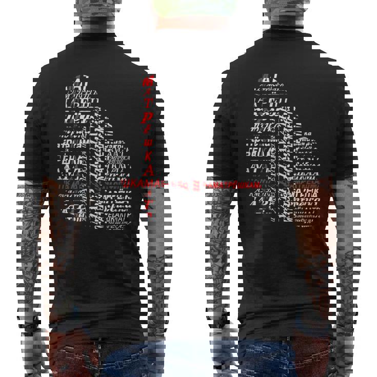 ロシア キリル文字 マトリョーシカ アヴァンギャルド ソ連 メンズTシャツ バックプリント