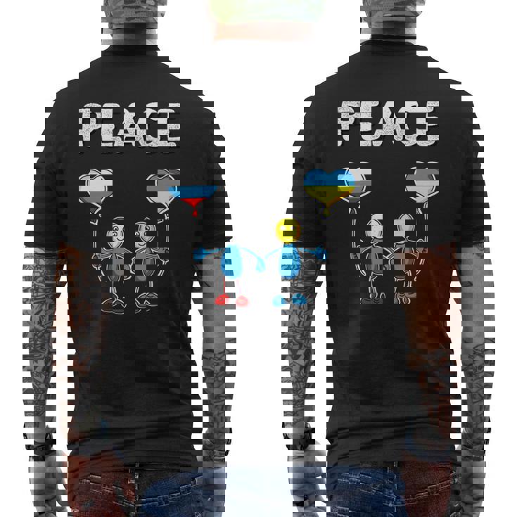 ロシアとウクライナの間の平和 長袖tシャツ メンズTシャツ バックプリント