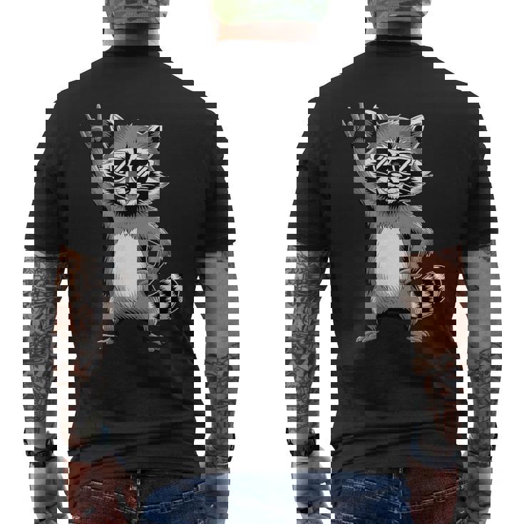 ロックンラスカルサングラスでクール メンズTシャツ バックプリント