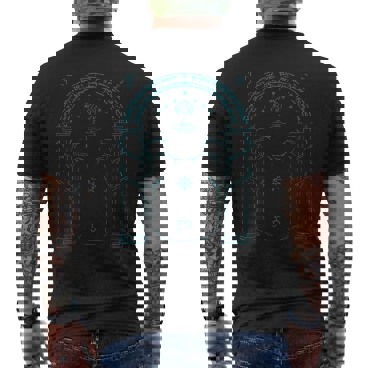 ロード・オブ・ザ・リング ドゥリンのドア メンズTシャツ バックプリント