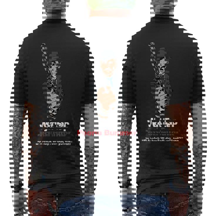 ワイアット・アープ ガンファイターの歴史 メンズTシャツ バックプリント