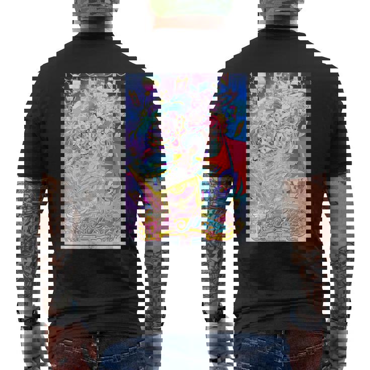 ワッチャプリマジ！ デザインa メンズTシャツ バックプリント