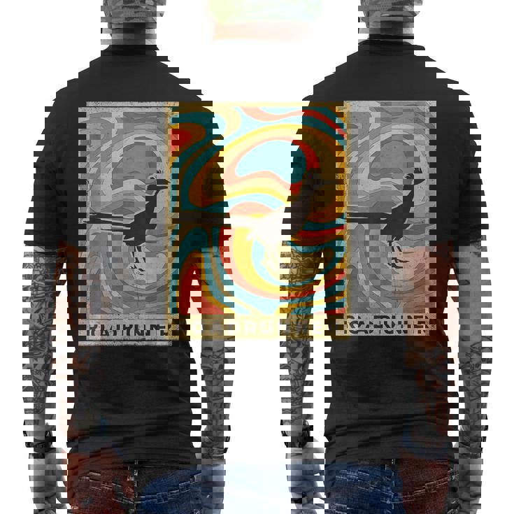 ヴィンテージ ロードランナー ラバー アニマル レトロスタイル メンズTシャツ バックプリント