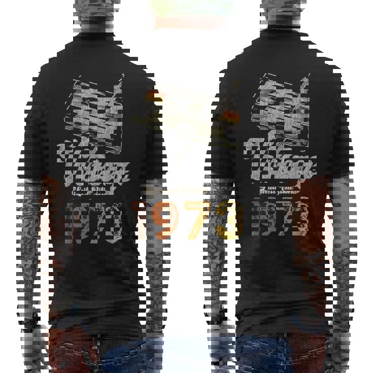 ヴィンテージ1973 カセット・ペンシル 53歳の誕生日 メンズTシャツ バックプリント