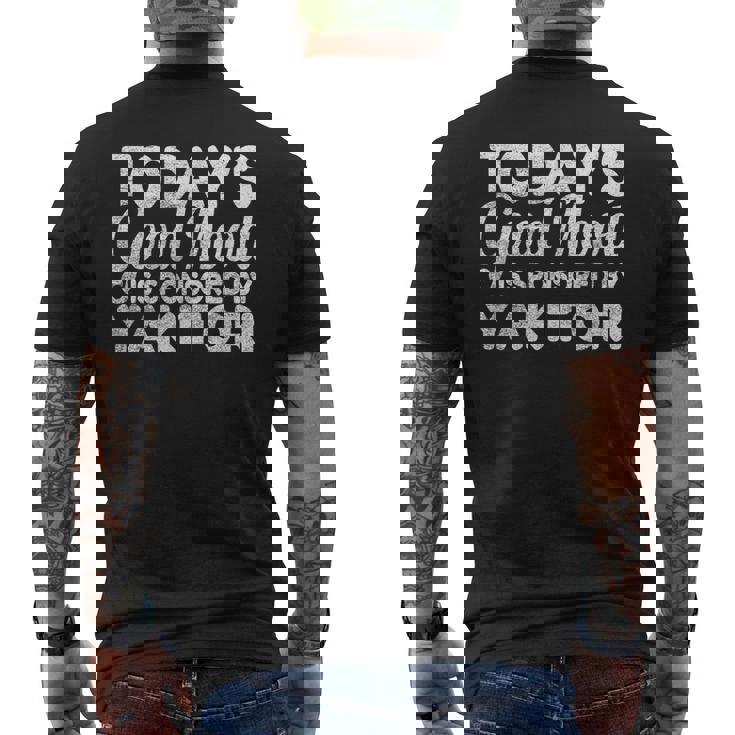 今日の気分は焼き鳥が主催 メンズTシャツ バックプリント