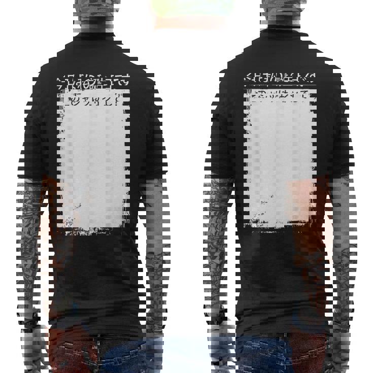 今日は私の誕生日です この にサインして メンズTシャツ バックプリント