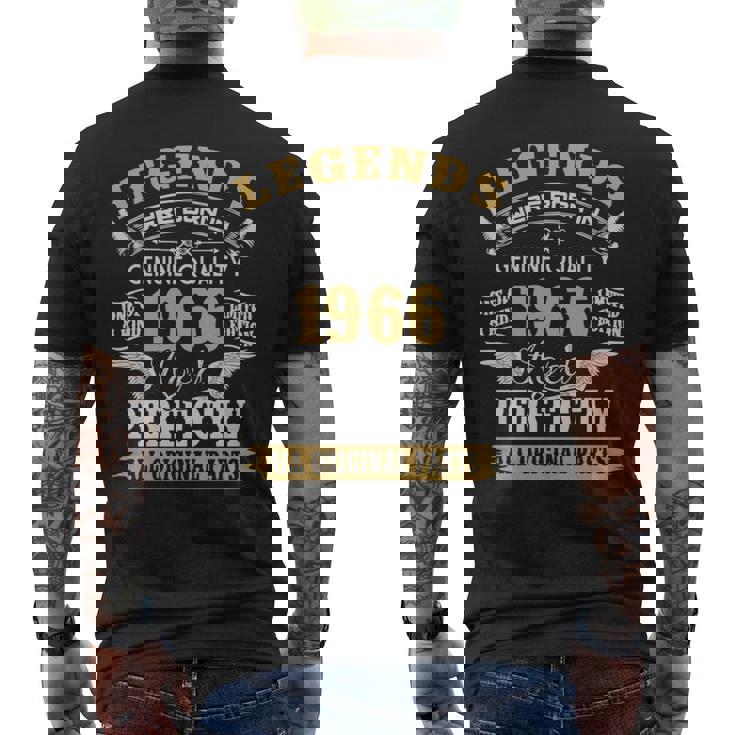 伝説は1966年にヴィンテージ60歳の誕生日に生まれました60歳 長袖tシャツ メンズTシャツ バックプリント