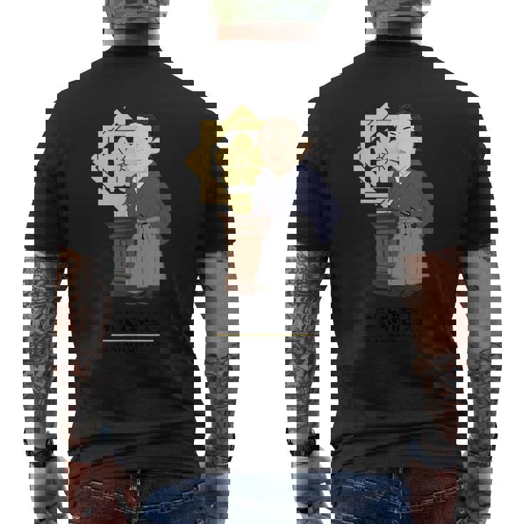 偉人シリーズ_坂本龍馬 メンズTシャツ バックプリント