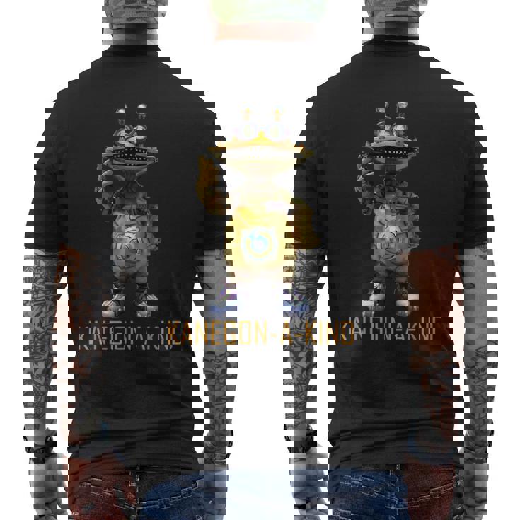 大怪獣ラッシュ ウルトラフロンティア カネゴン・ア・キンド メンズTシャツ バックプリント