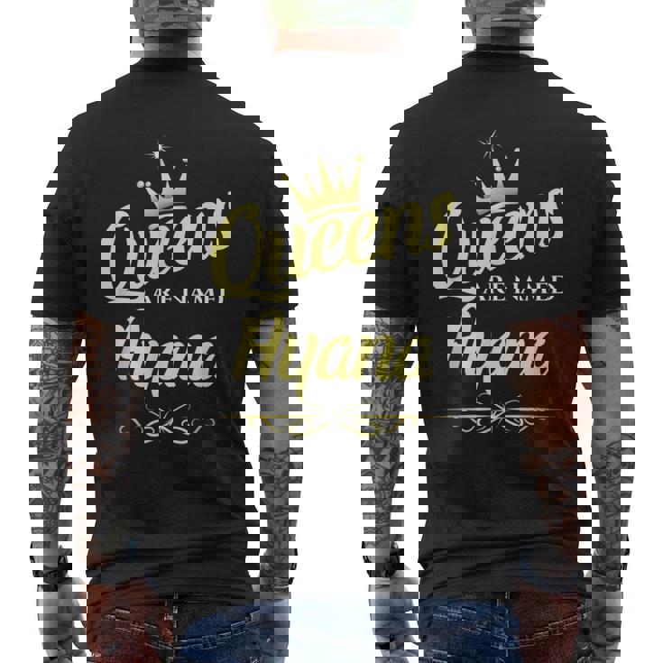 女王はayanaと名付けられる メンズTシャツ バックプリント