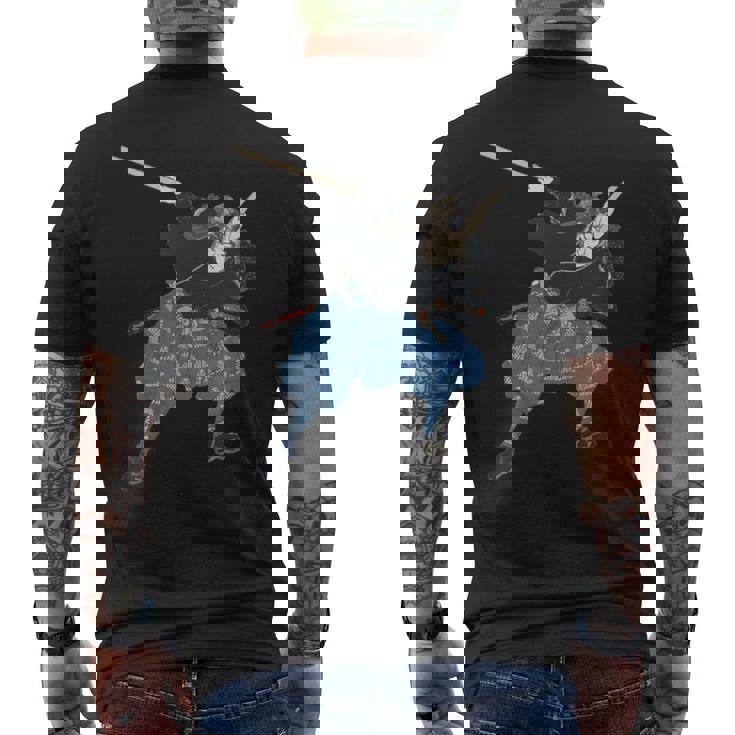 宮本武蔵 武士 武道 メンズTシャツ バックプリント