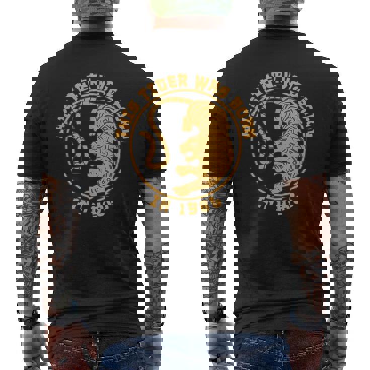 寅年 干支 月星占い 1986年誕生 メンズTシャツ バックプリント