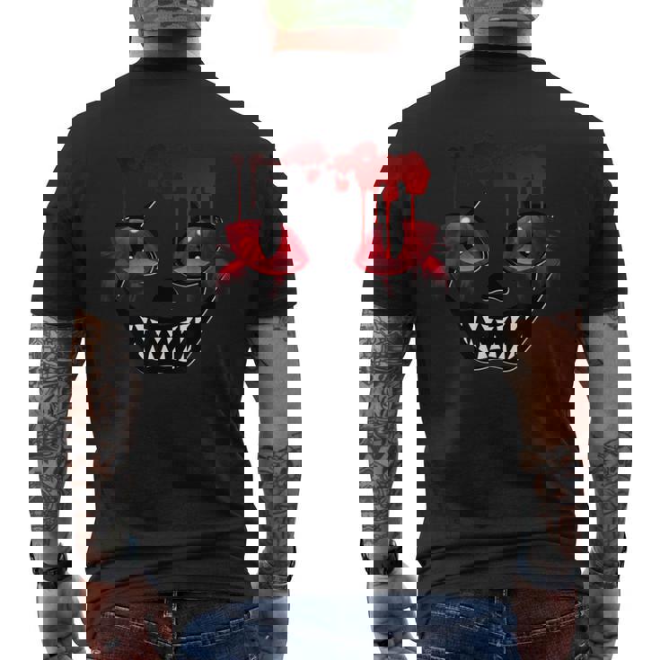 怖いデザイン メンズTシャツ バックプリント