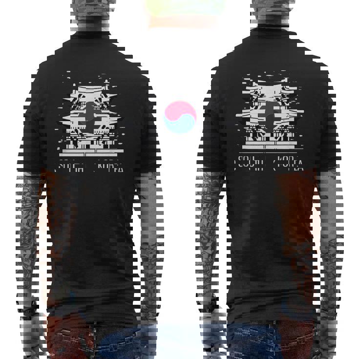 愛国的な韓国国旗ジャージーtシャツ 韓国製 メンズTシャツ バックプリント