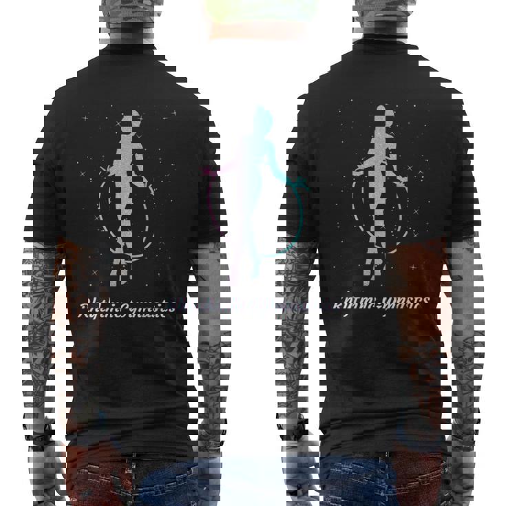 新体操 パステルフープ メンズTシャツ バックプリント