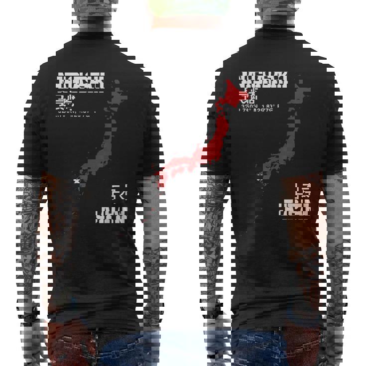 日本 長崎 メンズTシャツ バックプリント