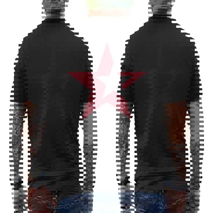 星 星柄 スター メンズ 半袖 ロック アメリカン おしゃれ かっこいい 大きいサイズ 黒 春夏 ドゥーブルステラ メンズTシャツ バックプリント